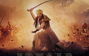 The Warrior Queen of Jhansi poster, featuring Devika Bhise as Rani of Jhansi